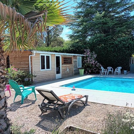 Chalet Banane Devant Piscine, A 6Km Du Festival De Piano De La Roque D'Antheron Rognes Buitenkant foto