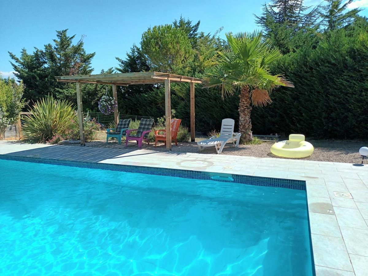 Chalet Banane Devant Piscine, A 6Km Du Festival De Piano De La Roque D'Antheron Rognes Buitenkant foto