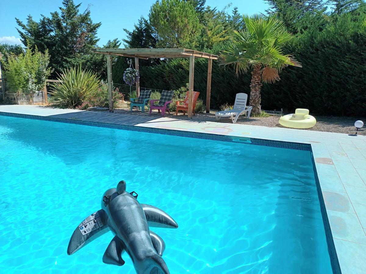 Chalet Banane Devant Piscine, A 6Km Du Festival De Piano De La Roque D'Antheron Rognes Buitenkant foto